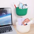 Hangable Sundries Holding Bin Space-saving Storing Container Cosmetic Toiletry Utensils Box Large Capacity  with Hook Fruit Vegetable Storage Basket. 