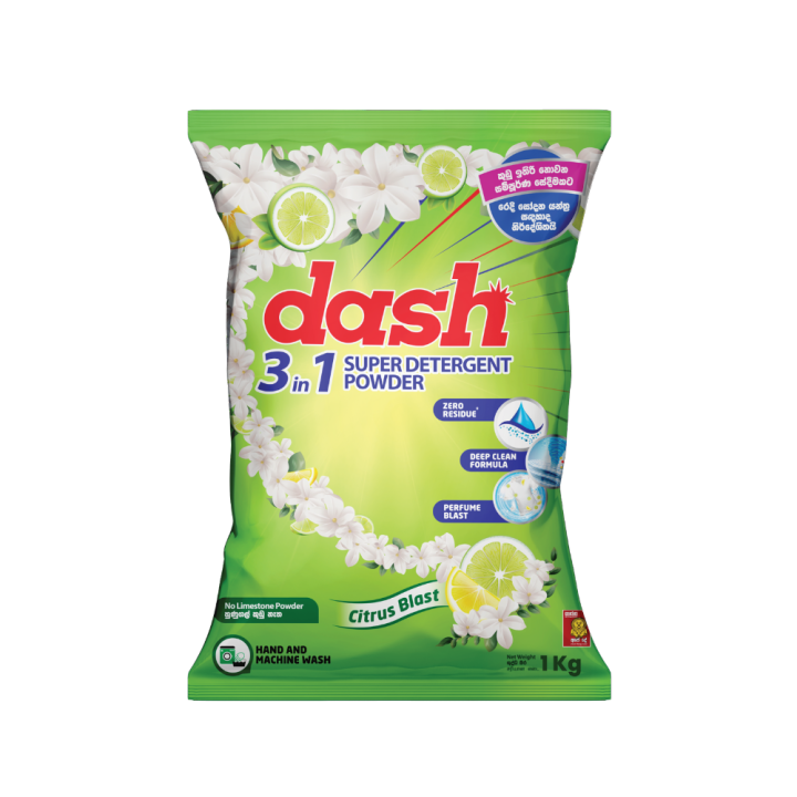 Dash Super Detergent Powder Citrus 1kg