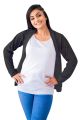 Women/ Ladies / Girls Cotton 210Gsm Stretchy Fabric Long Sleeve Sun Protection Clothing Plain Over Coat In Black Color In M, L And Xl Sizes. 