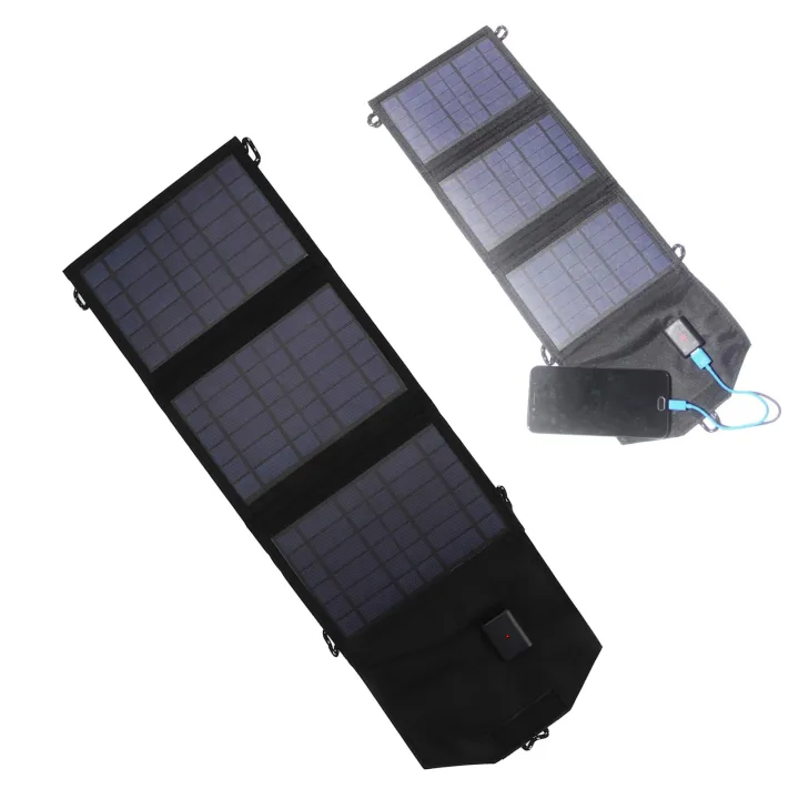 10.5W%20Foldable%20Solar%20Panel%20Portable%20Polysilicon%20Solar%20Charging%20Pack%20Power%20Bank%E2%97%80%20-%20Image%203