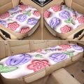 Small Flower Four Seasons Universal New Sitting Cushions Seat Cushions Car Seat Cushion Easy to Care Expansion Short Velvet Taxi Car Special. 