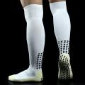 1 Pair of Men's Professional Soccer Socks - Anti-Slip Silica Gel Sweat Absorbing Athletic Sport Socks Super Bowl Football Socks. 