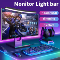 USB Stepless Dimming Screen Hanging Lights Curved Screen Bar RGB Background Atmosphere Desk Lamp. 