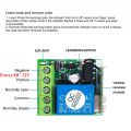 3X DC 12V Single Channel Relay Module Universal Wireless Switch RF Relay Receiver + 2 CH Remote Controller. 