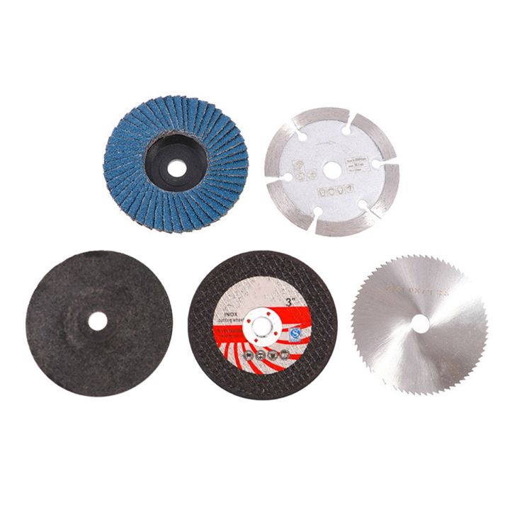 5Pcs 75mm Cutting Disc for 10mm Bore Angle Grinder Flat Flap Grinding Wheel Sanding Pads Milling Tool