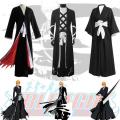 Anime Bleach Kurosaki Ichigo Cosplay Tensa Zangetsu Costumes Die Pa Soul Society Shinigami Kimono Set Mugetsu. 