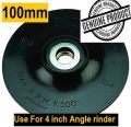 Backing nut 100mm nut pad for 4 inch angle grinder sanding. 