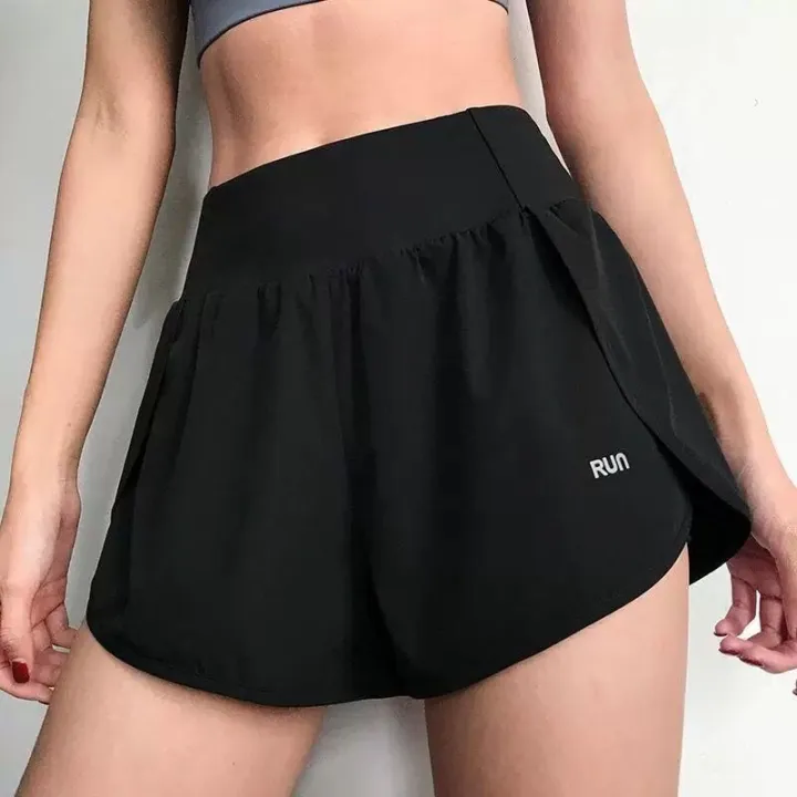 Sports%20Shorts%20for%20Women%20High-Waist%20Quick-Drying%20Breathable%20Double-Layer%20Thin%20Anti-Exposure%20Yoga%20Workout%20Slimming%20Shorts%20Summer%20New%20-%20Image%205