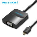Vention Micro HDMI to VGA Cable Male to Female VGA Adapter Converter for XBOX PS4 with 3.5mm. 