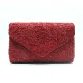 【DATA FROG Global MALL】Womens Ladies Lace Envelope Bag Bag Bridal Bag Handbag Ladies wallet. 