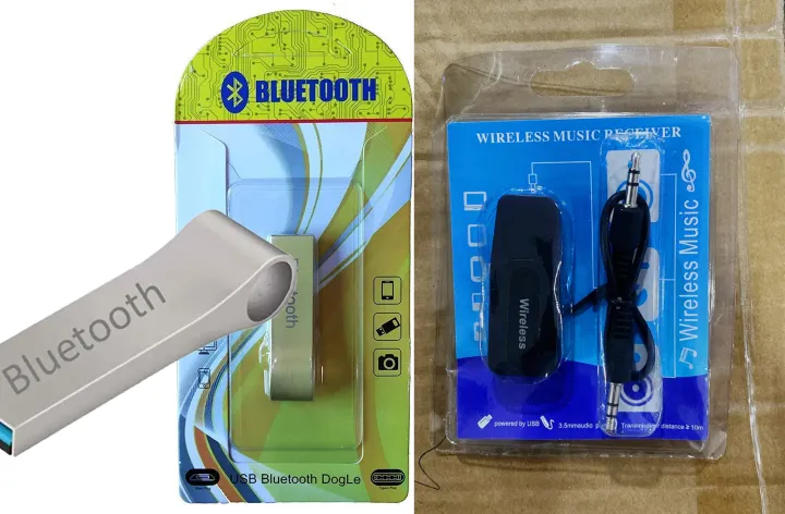 BT-163 Bluetooth Audio Receiver Konarrk Metal USB Wireless Music Audio Bluetooth Receiver,Dongle 4.0 USB Adapter Hands-Free Dongle Kit for Speaker Music System, Home Theater, Car Compitable with All Mobile & Laptops