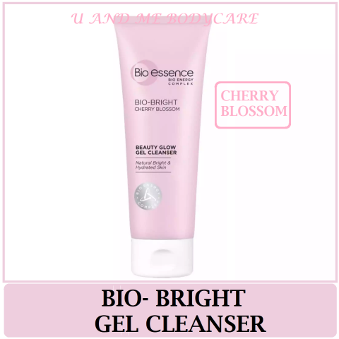 Bio Essence Bio Bright Sakura Cherry Blossom Beauty Glow Gel Cleanser 100g(FROM MALAYSIA)