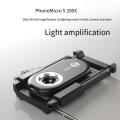 Phone Microscope Lens, with LED UV Light/CPL/Clip 200X. 