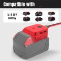 1set Battery Adapter with USB Ports & XT60 Port,for 18v Battery, Power Adapter for Mobile Devices. 