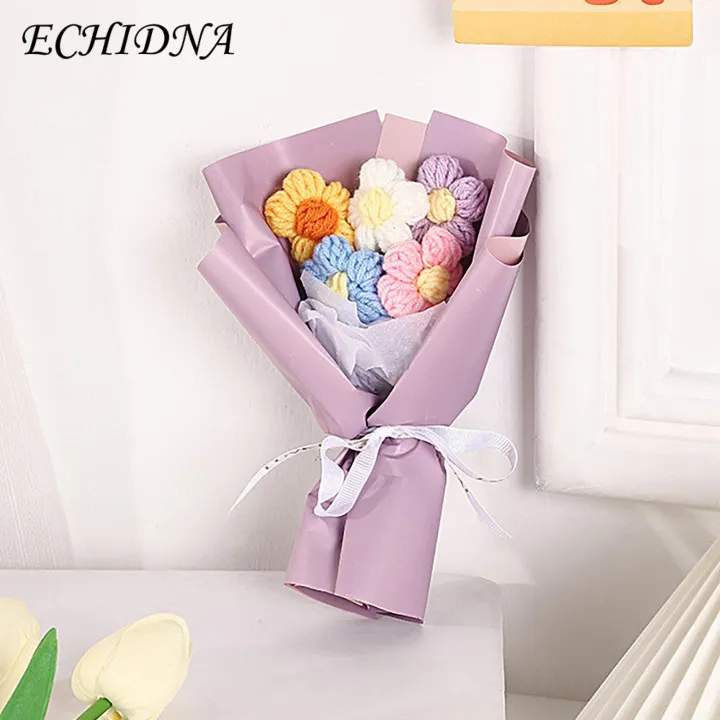 ECHIDNA%20Crochet%20Flower%20Bouquet%20Vibrant%20Color%20Colorful%20Hand%20Woven%20Flower%20Bouquet%20Valentine's%20Day%20Gift%20-%20Image%204