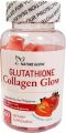 Nature Glow Glutathione Collagen Gummies Anti-Aging Whitening Skin Glow Collagen Vitamins Strawberry Flavor Gummy, 60 Organic Chewable Gummies. 