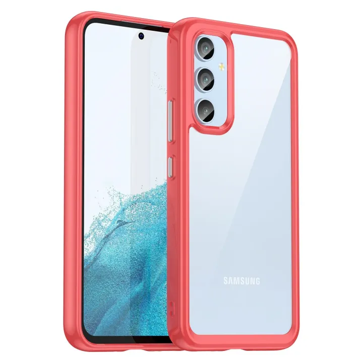 tzmar%20for%20Samsung%20Galaxy%20A25%205G%20Candy%20Color%20Hard%20Case%20Transparent%20Shockproof%20Back%20Phone%20Cover%20-%20Image%204