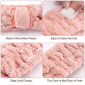 Headband Coral Fleece Hairband Soft And Cozy Coral Fleece Women/Girls Coral Fleece Hair Band Turban Soft Spa Facial Hairband for Spa Facial Care Haircare Makeup Application Sports And Fitness. 