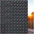 Static Cling Total Blackout Window Film 100% UV Sun Blocking Window Darkening Film Best Black Privacy Window Tint Removable. 