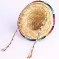 Straw Woven Sun Hat Cap Mexican Pet Supplies Cute Costume for Cute Mini Puppy. 