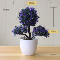 New Mini Artificial Bonsai Small Simulated Tree Pot Plants Flowers Table Potted Ornaments Home Garden Decor. 