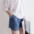 Maternity Denim Shorts Summer Outer Wear Fashion Thin Loose Pants Summer Tide Mother Bottom Summer Maternity Pants P0704. 