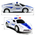 2-In-1 Robot Toy Police Car Transformer Robot With Lights And Sounds. 