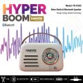 Kanvox Hyper Boom Retro Radio & Bluetooth Speaker - FB-R303. 