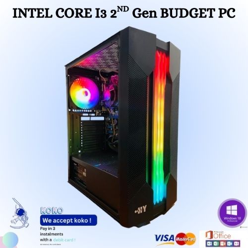 Intel Core I3 2nd Gen Gaming Budget PC | 8GB Ram | 500GB HDD | 2GB Onboard VGA Desktop Computer