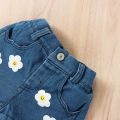 Girls Denim Clothing Sets Summer Children Fashion Vest Shorts 2pcs Beach Suit For Baby Tracksuits Kids Set. 