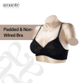 Amante Floral Lace T-Shirt Bra. 