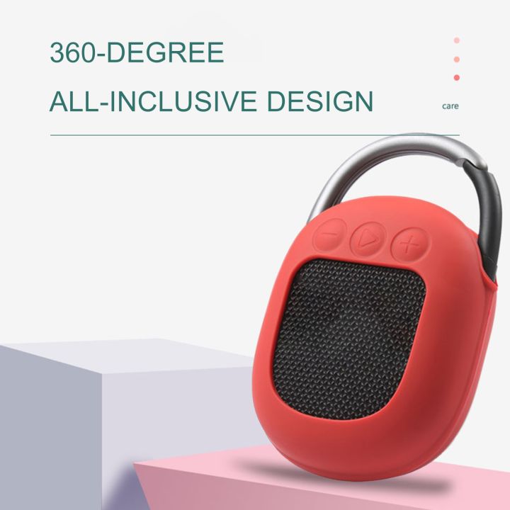 Protective Cover Sweatproof Anti-fall Skin-friendly Colorful Protective Speaker Cover for JBL CLIP 4