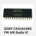 SONY CXA1619BS FM AM Radio IC for  radio-cassette tape recorders and headphone tape recorders. 