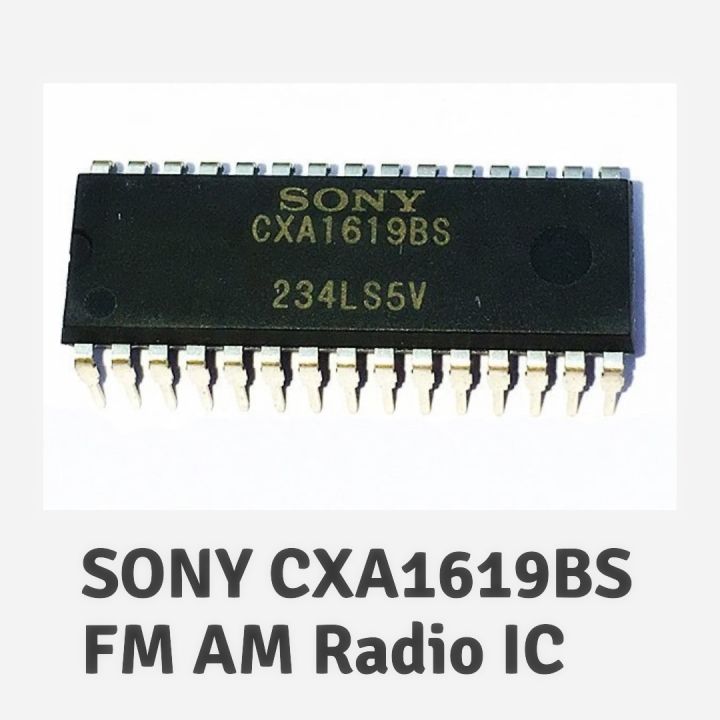 SONY%20CXA1619BS%20FM%20AM%20Radio%20IC%20for%20%20radio-cassette%20tape%20recorders%20and%20headphone%20tape%20recorders%20-%20Image%203
