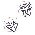 NEW Car Styling Aluminum Cool Autobots Logo Stickers Transformers Badge EmblemTail Decals Motorcycle Bicycle Decoration Accessoires. 