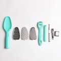 8 in 1 Foot Care Pedicure Tool Set - Removable Feet Pedicure Rasps Callus Shaver Remover Replaceable Foot File Hard Dead Skin Trimmer Manicure Tools Set. 