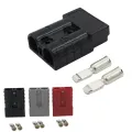 【7efc9af3】50Amp Plug for Anderson Style 12v 24v Carvan Charger Battery DC Power Connector replacement PC Adapter. 