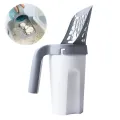 Litter Scoop with Refill Bag Large Capacity Cat Litter Scoop with Refill Garbage Bag Roll Portable Poop Scooper for Easy Cleaning Pet Supplies for Cat Litter Box. 