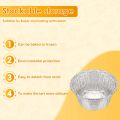 Aluminum Foil Ramekin Paper Cup 150 Pack Disposable Foil Baking Cup. 