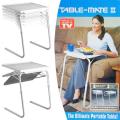 Table Mate II Portable Folding Table – Adjustable TV Tray for Eating, Laptop, and Study Use. 