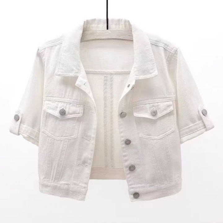 Trendygirl%20Lady%20Short%20Jacket%20Stylish%20Women's%20Hip%20Hop%20Streetwear%20Jacket%20with%20Turn-down%20Collar%20Chest%20Pockets%20Trendy%20Lady%20Coat%20for%20Women%20Lightweight%20Coat%20-%20Image%204