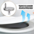 2Pcs/set Stainless Steel Toilet Seat Hinges Toilet Seat Cover Base Fixing Hinges Bathroom Accessories. 