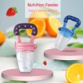 Baby Fruit Feeder Pacifier | Nibbler for Baby | Silicone Fruit and Juice Feeder | Teether for Baby | Kids Nipple Pacifier for Fruits (Pack of 1)(Multicolor). 