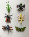 6pcs Natural Insects Figures Toys. 