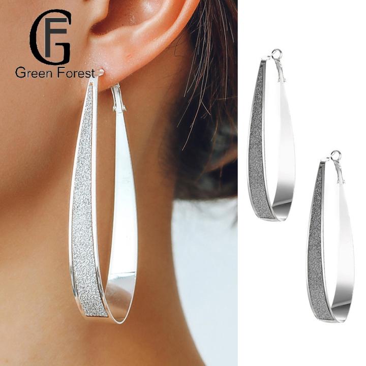 Bright%20Shine%20Hoop%20Earrings%20Vintage%20Waterdrop%20Dangle%20Earrings%20for%20Women%20Shiny%20Teardrop%20Hoop%20Jewelry%20Gift%20Retro%20Style%20Accessories%20for%20Her%20Alloy%20Hoop%20Earrings%20-%20Image%204