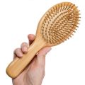 【LuckyBabyFans Store】1PC Comb Professional Paddle Cushion Hair Loss Massage Brush Comb Scalp Hair Care Healthy bamboo comb. 