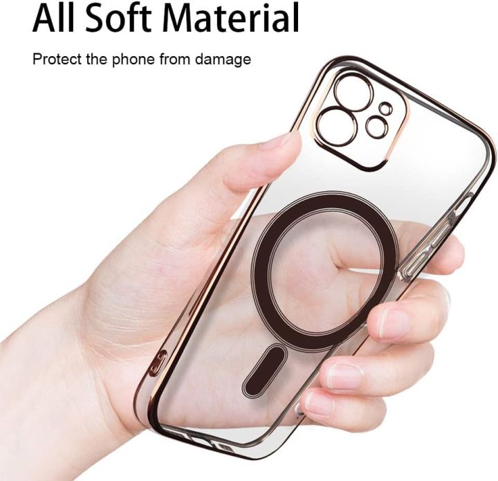 For%20iPhone%2014%20Pro%20Max%20iPhone%2014%20Plus%20iPhone%2013%20Pro%20Max%20iPhone%2012%20Pro%20Max%20iPhone%2011%20Pro%20Max%20Plating%20Clear%20Phone%20Case%20Magsafe%20Support%20Wireless%20Charging%20Magsafe%20Magnetic%20Shell%20Back%20Cover%20-%20Image%206