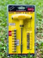 24pcs T Shape Screwdriver Set Batch Head Ratchet Pawl Socket / Socket & Bits. 