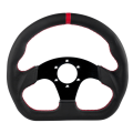 OUMERY 13 Inch Racing PC Game 320mm Leather Steering Wheel Drift Racing Parts Modified Steering Wheel. 
