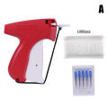 Clothes Garment Price Label Tagging Tag Gun Machine+1000 Barbs+5 Steel Needle Conbo. 